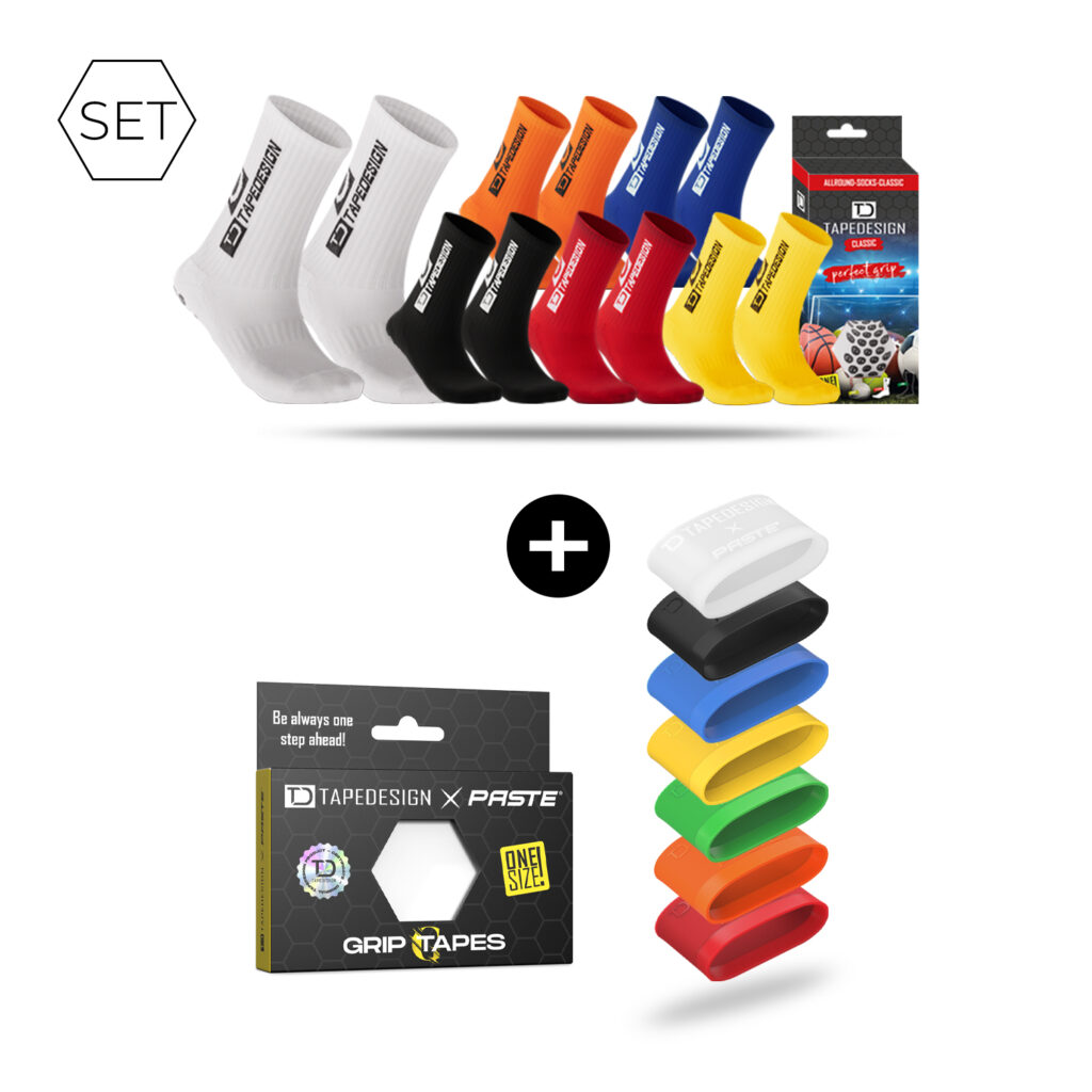 TAPEDESIGN® x PASTE® Set Classic Socks, Grip Tapes TAPEDESIGN