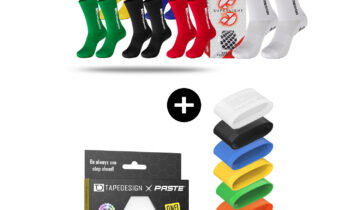 TAPEDESIGN® x PASTE® Set – Superlight Socks, Grip Tapes