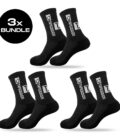 Allround Basic Socks Schwarz (ohne Noppen) (3 Pack)