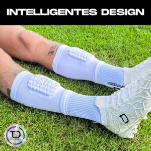 TAPEDESIGN® Shinguards Sleeve KIDS (Blanc)