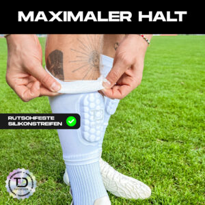 TAPEDESIGN® Shinguards Sleeve KIDS (Blanc)